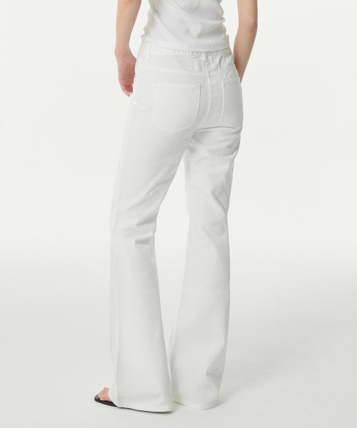 MUSINSA STANDARD WOMAN MUSINSA STANDARD WOMAN Women's Boot Cut Denim Pants (White)