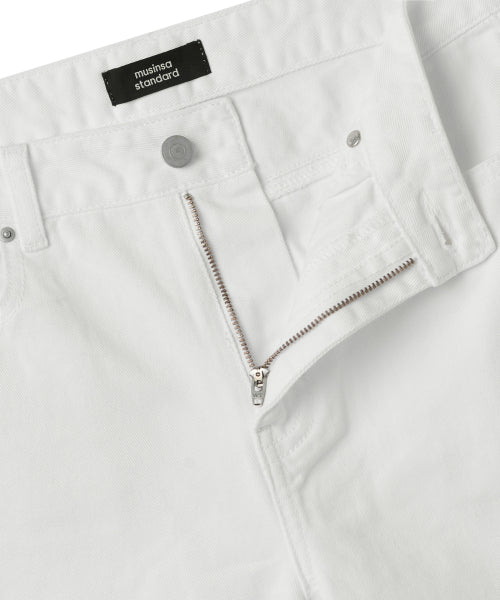 MUSINSA STANDARD WOMAN MUSINSA STANDARD WOMAN Women's Boot Cut Denim Pants (White)