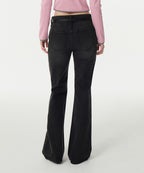 MUSINSA STANDARD WOMAN MUSINSA STANDARD WOMAN Women's Boot Cut Denim Pants (Washed Black)