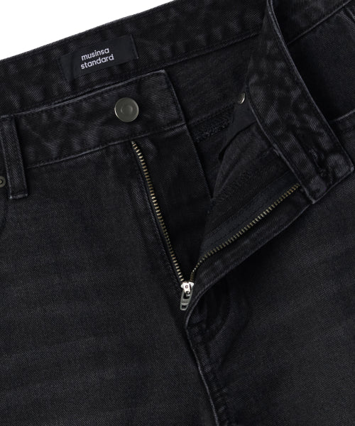 MUSINSA STANDARD WOMAN MUSINSA STANDARD WOMAN Women's Boot Cut Denim Pants (Washed Black)