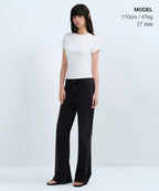 MUSINSA STANDARD WOMAN MUSINSA STANDARD WOMAN Women's Boot Cut Denim Pants (Washed Black)