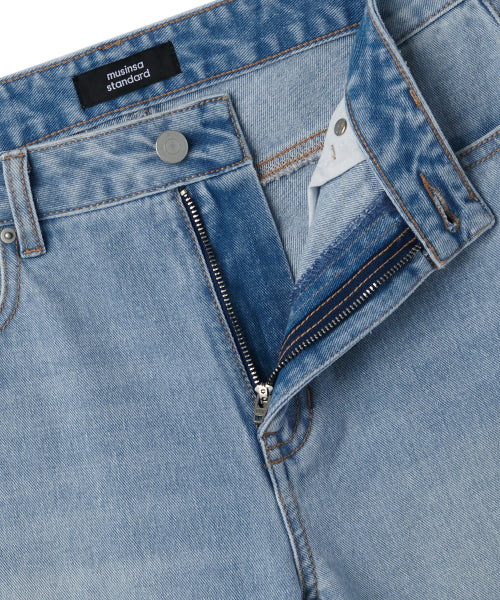 MUSINSA STANDARD WOMAN MUSINSA STANDARD WOMAN Women's Boot Cut Denim Pants [Light Indigo]