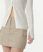MUSINSA STANDARD WOMAN MUSINSA STANDARD WOMAN Cardigan Slim Collared [Ivory]