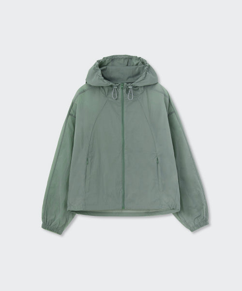 MUSINSA STANDARD WOMAN MUSINSA STANDARD WOMAN Women's Sheer Hooded Windbreaker Jacket (Size L)
