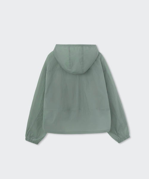 MUSINSA STANDARD WOMAN MUSINSA STANDARD WOMAN Women's Sheer Hooded Windbreaker Jacket (Size L)