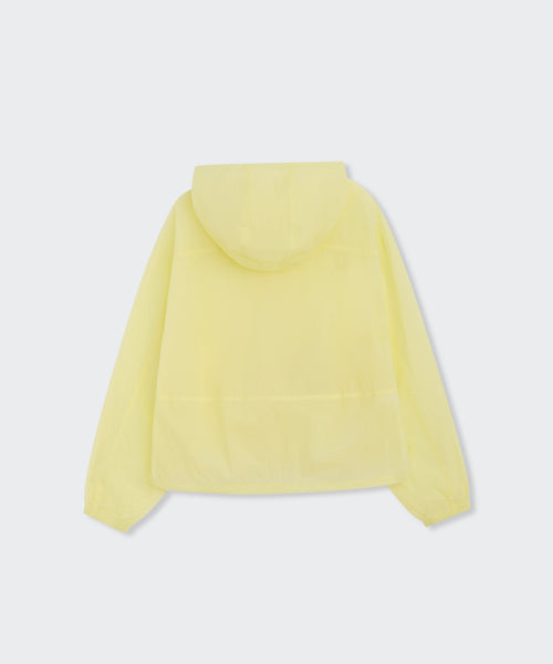 MUSINSA STANDARD WOMAN MUSINSA STANDARD WOMAN Women's Sheer Hooded Windbreaker Jacket [Lemon]