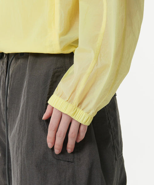 MUSINSA STANDARD WOMAN MUSINSA STANDARD WOMAN Women's Sheer Hooded Windbreaker Jacket [Lemon]
