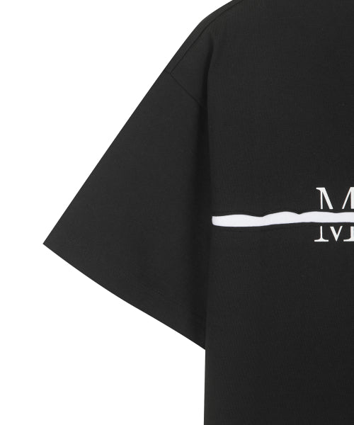 MATIN KIM MATIN KIM T-Shirt Cutout Layered Top