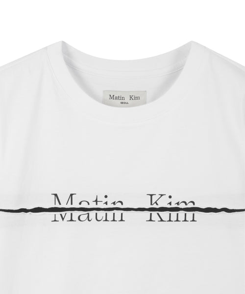 MATIN KIM MATIN KIM T-Shirt Crop Top