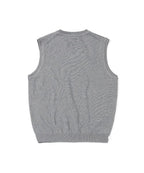 THISISNEVERTHAT THISISNEVERTHAT Script Logo Knit Vest Grey