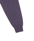 THISISNEVERTHAT THISISNEVERTHAT Cable Knit Zip Polo Violet