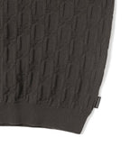 THISISNEVERTHAT THISISNEVERTHAT Cable Knit Zip Polo Unisex