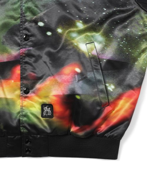 THISISNEVERTHAT THISISNEVERTHAT Flame Satin Jacket Black
