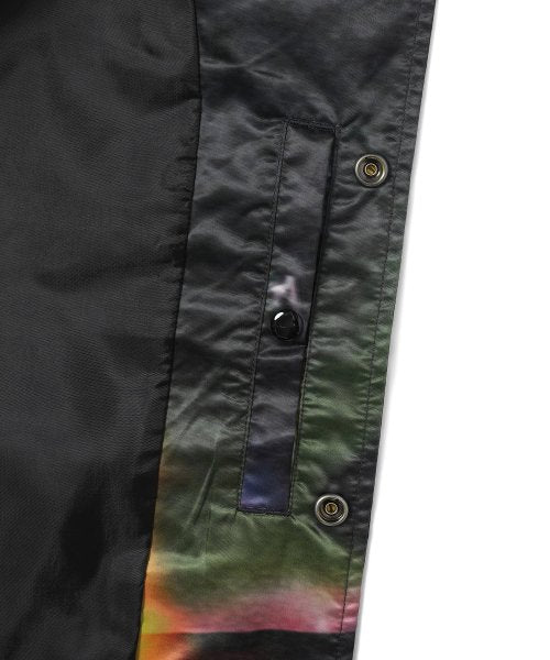 THISISNEVERTHAT THISISNEVERTHAT Flame Satin Jacket Black