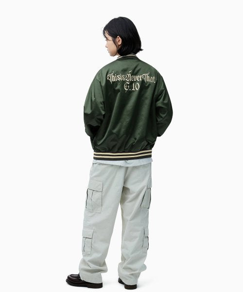THISISNEVERTHAT THISISNEVERTHAT Satin Jacket Olive