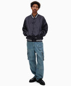 THISISNEVERTHAT THISISNEVERTHAT Satin Jacket Navy
