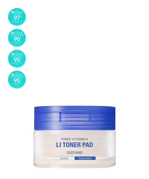 ITSSKIN Power 10 Formula LI Toner Pads 60 sheets + [10 additional toner pads provided]