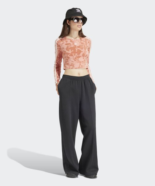 ADIDAS ADIDAS AOP 3S Crop Top - Wonder Clay