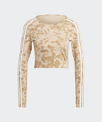 ADIDAS ADIDAS AOP 3S Crop Top - Beige