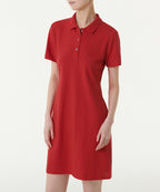 MUSINSA STANDARD WOMAN MUSINSA STANDARD WOMAN Women’s Pique Polo One Piece Red