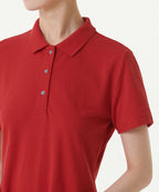 MUSINSA STANDARD WOMAN MUSINSA STANDARD WOMAN Women’s Pique Polo One Piece Red