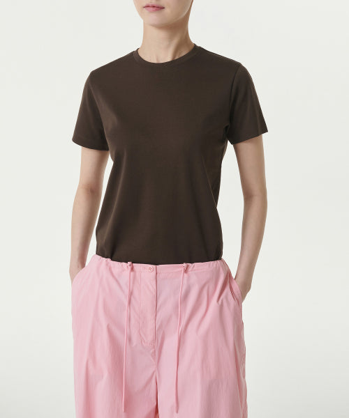 MUSINSA STANDARD WOMAN MUSINSA STANDARD WOMAN T-Shirt Dark Brown