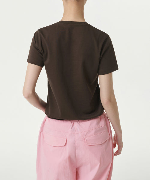 MUSINSA STANDARD WOMAN MUSINSA STANDARD WOMAN T-Shirt Dark Brown