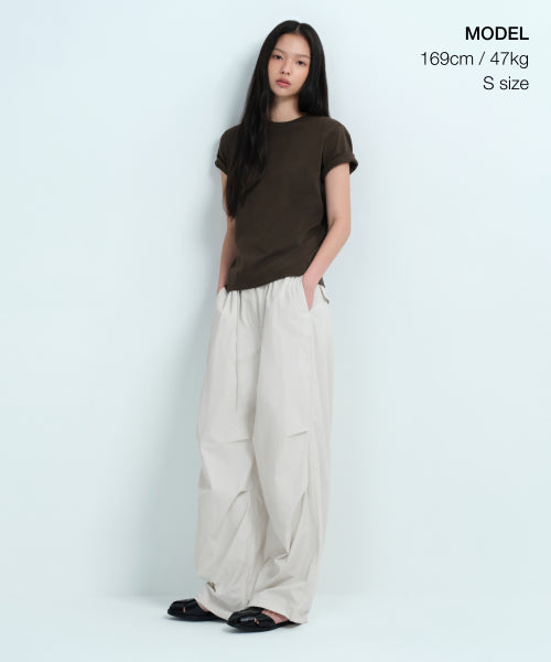 MUSINSA STANDARD WOMAN MUSINSA STANDARD WOMAN T-Shirt Dark Brown
