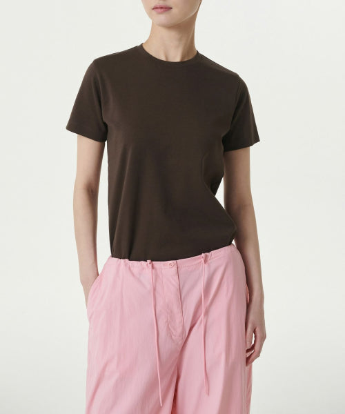 MUSINSA STANDARD WOMAN MUSINSA STANDARD WOMAN T-Shirt Dark Brown