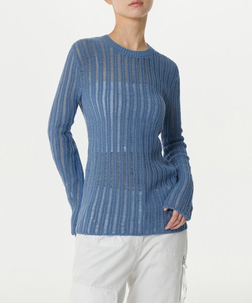 MUSINSA STANDARD WOMAN MUSINSA STANDARD WOMAN Women's Knitwear Light Blue