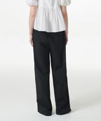 MUSINSA STANDARD WOMAN MUSINSA STANDARD WOMAN Slacks Wide Banding [Black]