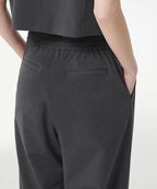 MUSINSA STANDARD WOMAN MUSINSA STANDARD WOMAN Slacks Wide Banding [Gray]