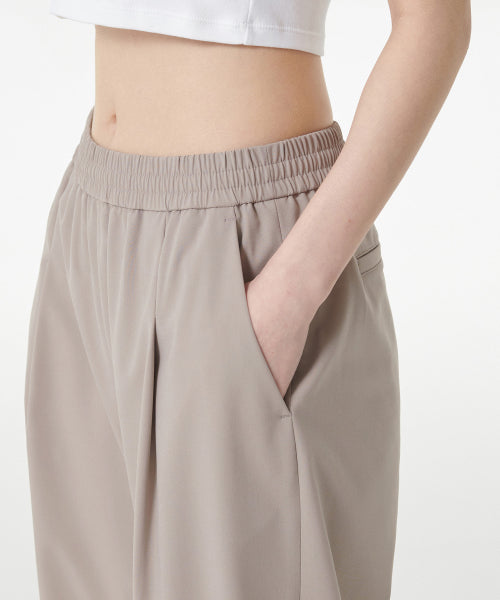 MUSINSA STANDARD WOMAN MUSINSA STANDARD WOMAN Slacks Wide Banding [Light Beige]