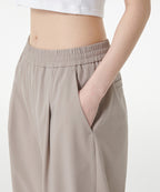 MUSINSA STANDARD WOMAN MUSINSA STANDARD WOMAN Slacks Wide Banding [Light Beige]