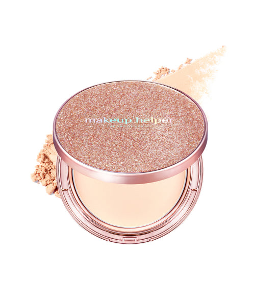 MAKEUP HELPER MAKEUP HELPER Art Pact Original Pro Finish Powder 25g Rose Glitter