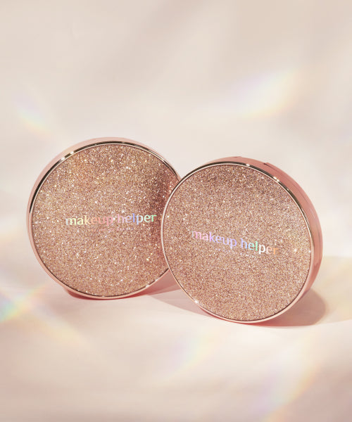 MAKEUP HELPER MAKEUP HELPER Art Pact Original Pro Finish Powder 25g Rose Glitter