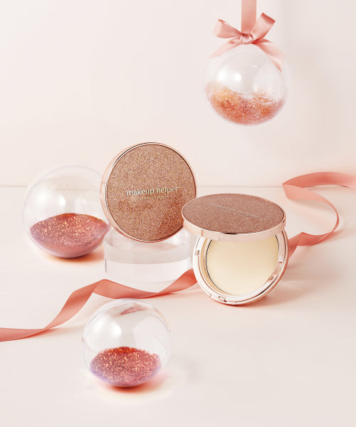 MAKEUP HELPER MAKEUP HELPER Art Pact Original Pro Finish Powder 25g Rose Glitter