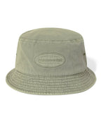 THISISNEVERTHAT THISISNEVERTHAT Overdyed E/T-Logo Bucket Hat Washed Green