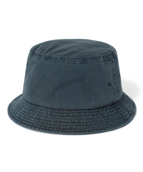 THISISNEVERTHAT THISISNEVERTHAT Overdyed E/T-Logo Bucket Hat Dusty Blue
