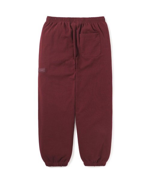 THISISNEVERTHAT THISISNEVERTHAT Multi Zip Sweatpant Burgundy