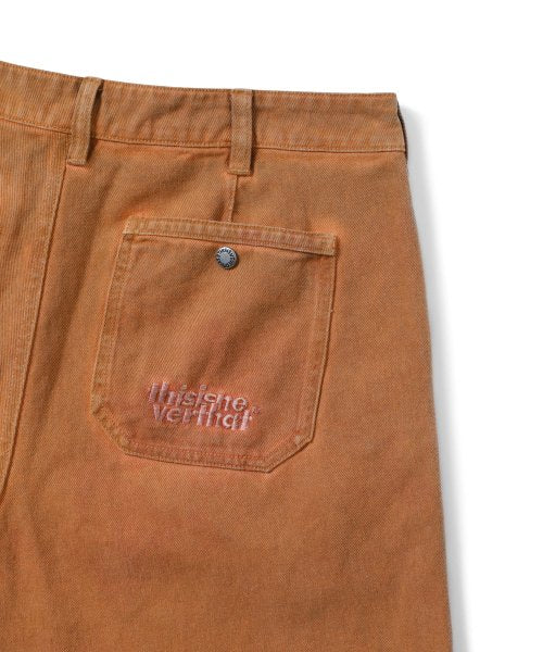 THISISNEVERTHAT THISISNEVERTHAT OL Overdyed Pant Washed Orange