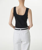 MUSINSA STANDARD WOMAN MUSINSA STANDARD WOMAN Women's Square Neck Tank Top (Black)