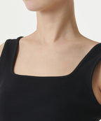 MUSINSA STANDARD WOMAN MUSINSA STANDARD WOMAN Women's Square Neck Tank Top (Black)