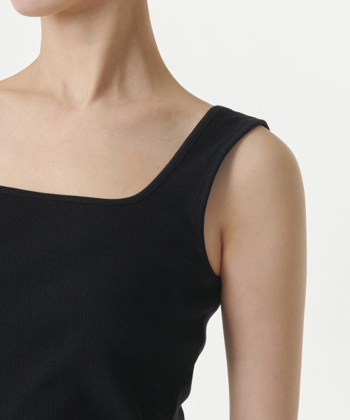 MUSINSA STANDARD WOMAN MUSINSA STANDARD WOMAN Women's Square Neck Tank Top (Black)