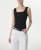 MUSINSA STANDARD WOMAN MUSINSA STANDARD WOMAN Women's Square Neck Tank Top (Black)