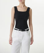MUSINSA STANDARD WOMAN MUSINSA STANDARD WOMAN Women's Square Neck Tank Top (Black)