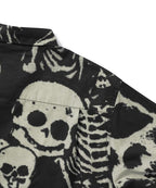 THISISNEVERTHAT THISISNEVERTHAT Skeletons Shirt Washed Black