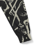 THISISNEVERTHAT THISISNEVERTHAT Skeletons Shirt Washed Black