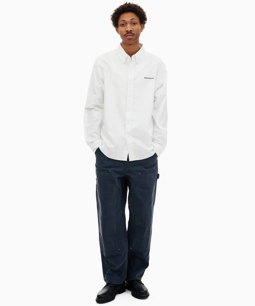 THISISNEVERTHAT THISISNEVERTHAT T-Logo Oxford Shirt White