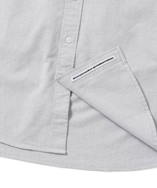 THISISNEVERTHAT THISISNEVERTHAT T-Logo Oxford Shirt Grey